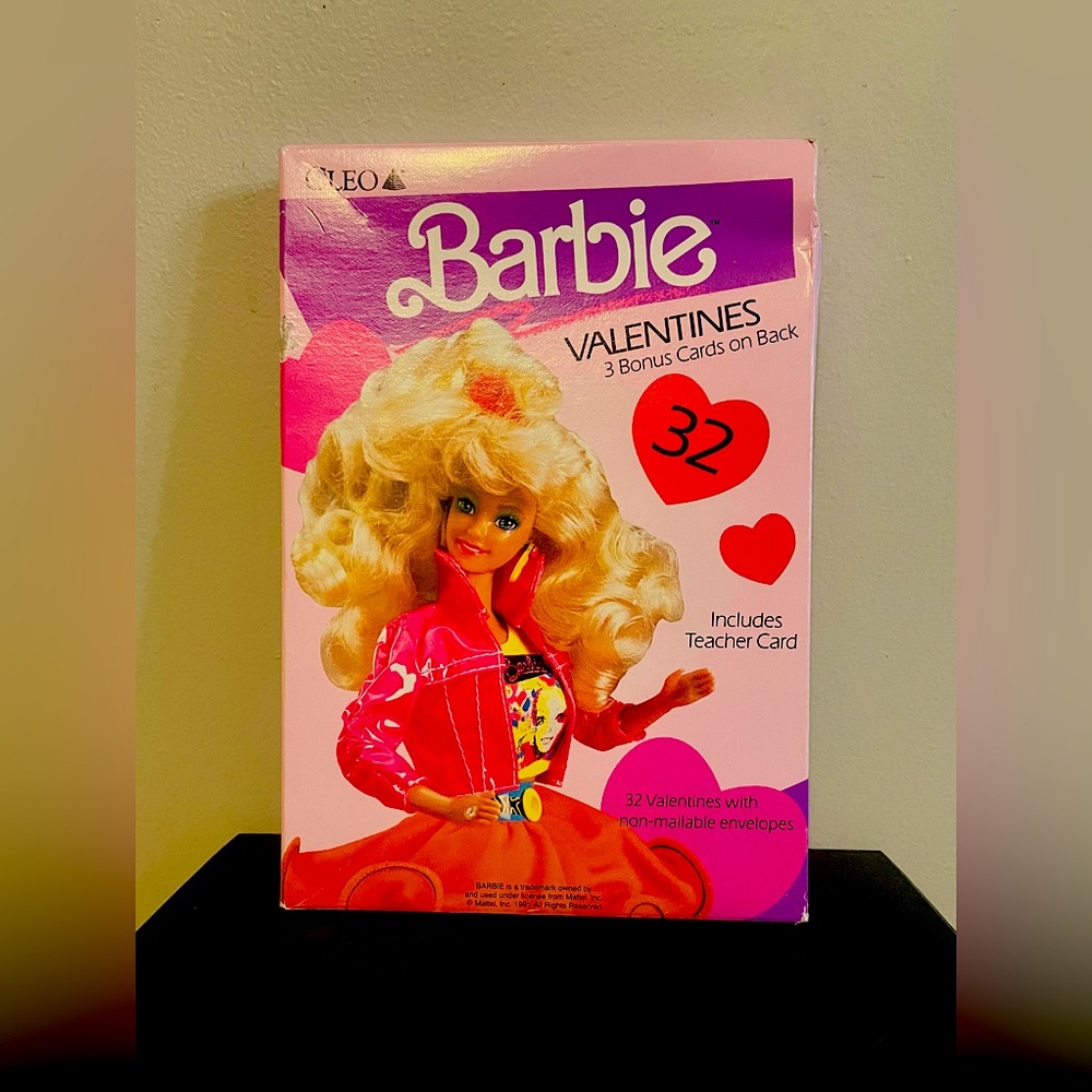 💗VINTAGE 1991 BARBIE VALENTINE’S DAY CARDS💗